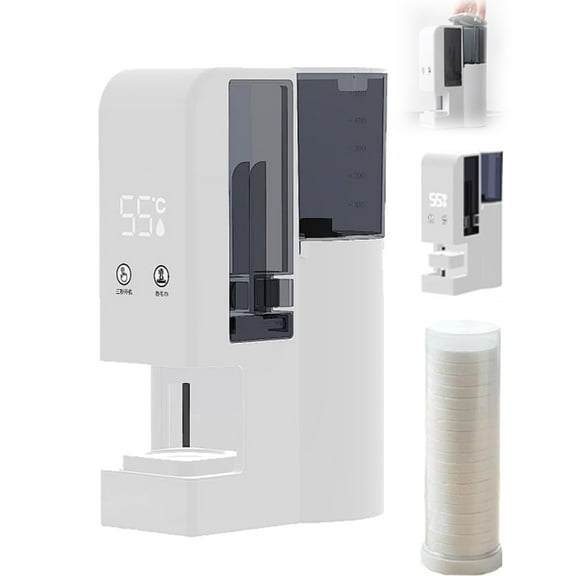 Hot Face Towel Heater Machine, Disposable Face Towel Heater, Auto Compressed Towels Wamer 55c Constant Temperature, 5-Second Warmth, Smart Voice Alerts (1pc,kkl)