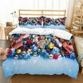thumbnail image 1 of Hot Fashion Bedding Sets Merry Christmas Quilt Cover Set Colorful Duvet Cover Set Bedding Pillow,King (90"x104"), 1 of 6
