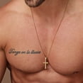thumbnail image 1 of Hot Fashion Men’s Jewelry, 14K Yellow Gold Cross Pendant Necklace Ideal Gift for Him, 1 of 8
