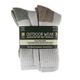 thumbnail image 1 of Hot Feet Mens Active Work and Outdoors Socks, Fully Cushioned, Thermal Wool 4 by, 1 of 2