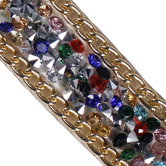Hot Fix Rhinestones Trim Crystal Rhinestone Applique Trimming Diamond Strips Rhinestones Tapes Bling Rhinestones Iron on Sticker 5 yards