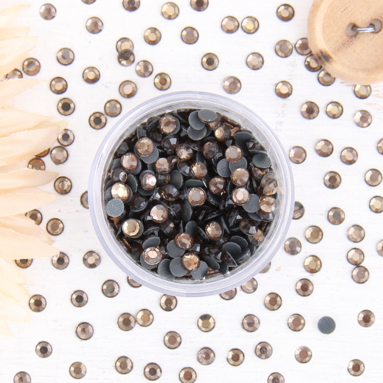 Hot Fix Rhinestones by Threadart SS10 (3mm) - Jet AB - 10 Gross (1440 ...