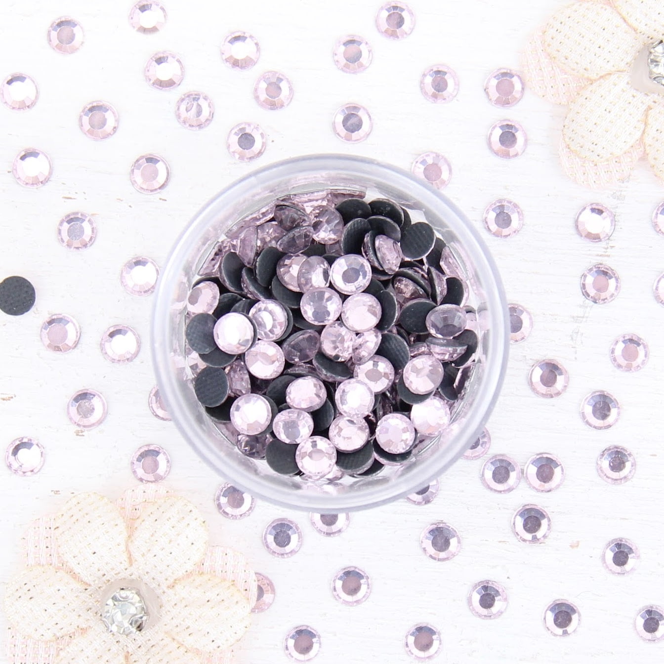Hot Fix Rhinestones by Threadart SS20 (5mm) - Rose - 2 Gross (288 ...