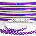 thumbnail image 1 of Hot Fix Sequin Reel - Purple 4mm - 9 Colors Available - Threadart, 1 of 2
