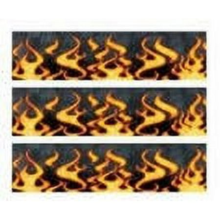 Hot Flames Edible Photo Image Cake Border Decoration