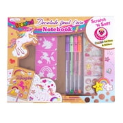 Hot Focus DIY Unicorn Notebook Kit - Decorate Your Own Journal Diary - Scented Pens, Stickers and More HFC-260UC