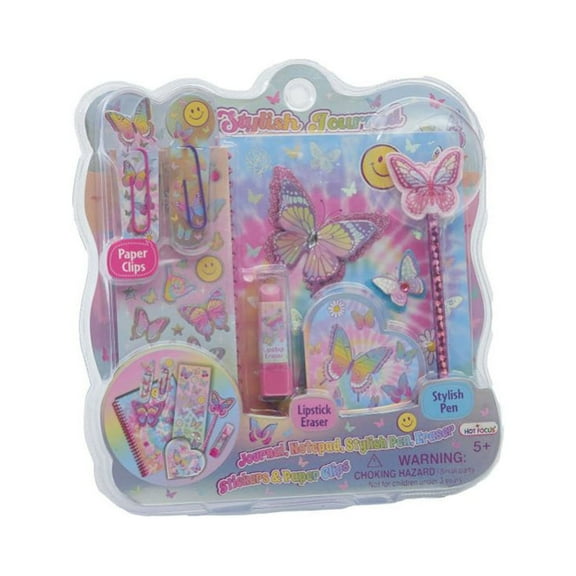 Hot Focus Stylish Journal Tie Dye Butterfly Set