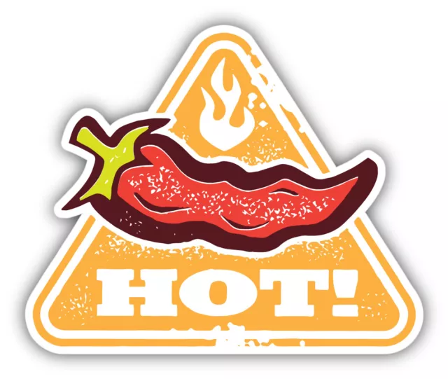 Hot Sticker Labels Hot Food Sticker Phone Decal Water Bottle Stickers Car Decals, Laptop ...