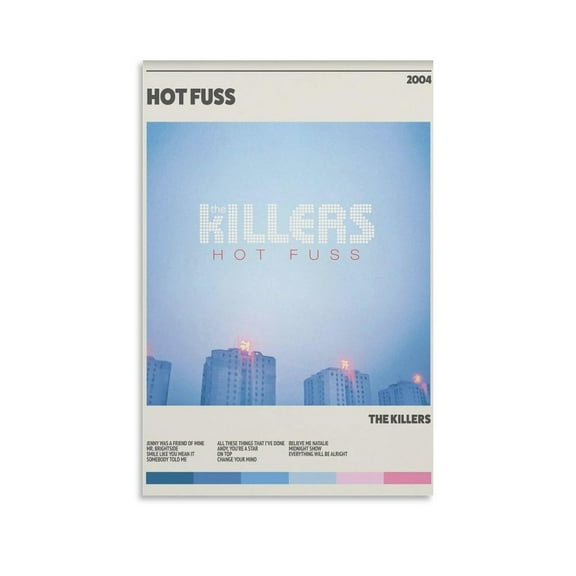 Hot Fuss The Killers Canvas Poster Wall Decorative Art Painting Living Room Bedroom Decoration Gift