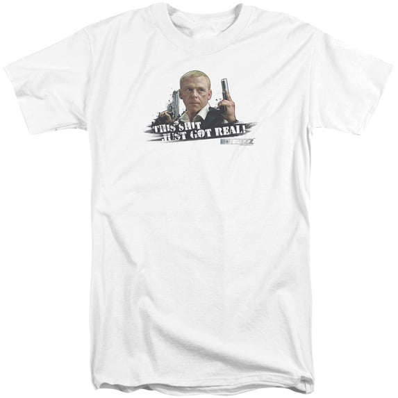 Hot Fuzz Just Got ReaLong S/S Adult Tall White