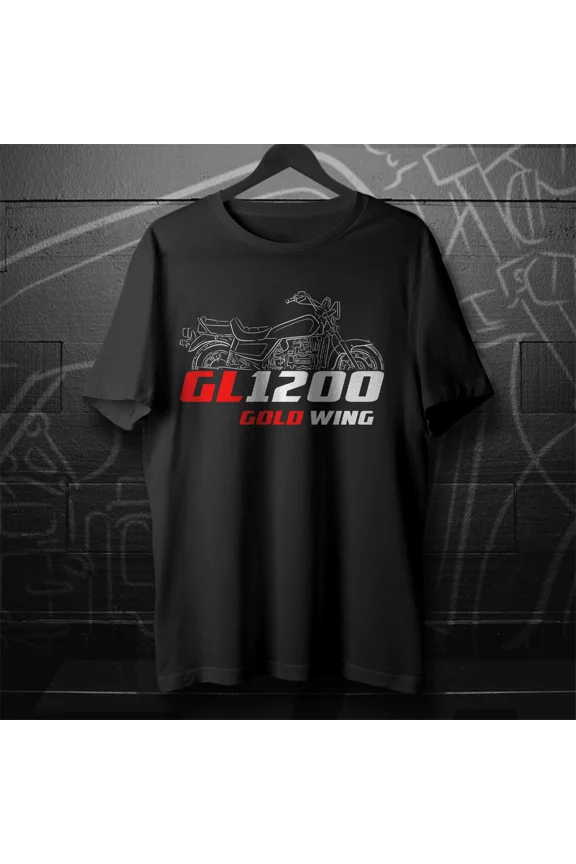 Hot GL 1200 Gold Wing & Interstate 1984-1987 - Motorcycle T-Shirt for Riders