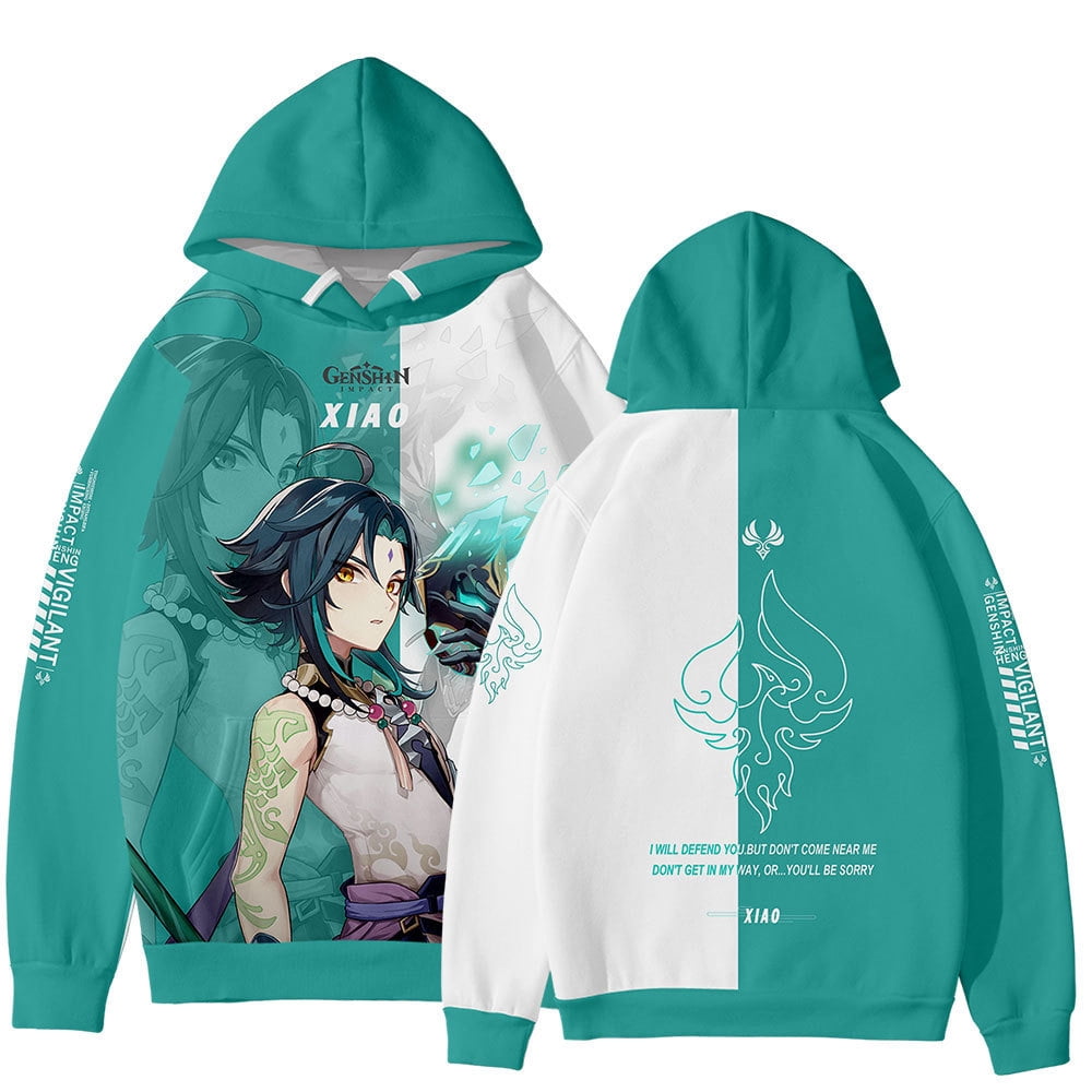 Hot Game Genshin Impact Hooded Sweater Cosplay Costume Xiao Aether Hutao  Ganyun Tartaglia Peripheral 3d Digital Printing Hoodies, Style2-110CM -  Walmart.com