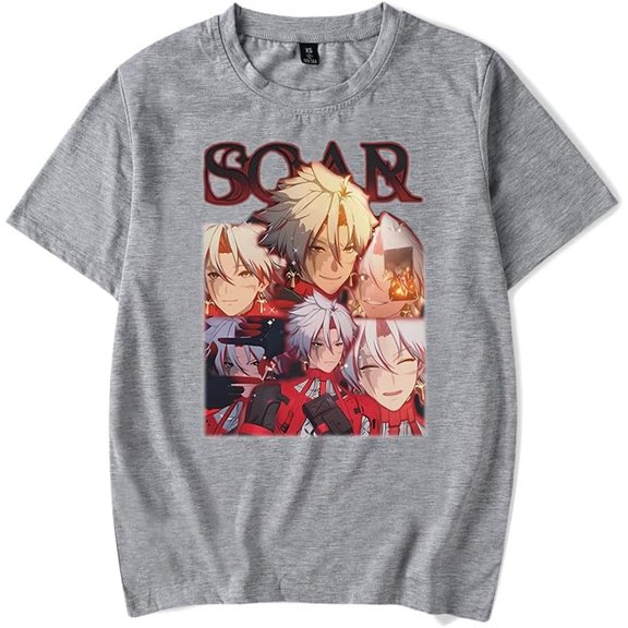 Hot Game Wuthering Waves Scar T-shirt Merch Men Short Sleeve Women Caseoh Game Tee