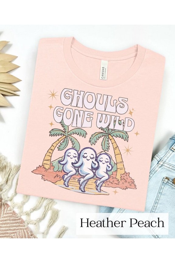 Hot Ghoul Summer T-Shirt, Ghouls Gone Wild Fear Girl Shirt, Summer Shirt, Funny Beach Summer Halloween Women T-Shirt, Hot Girl Summer TH070614