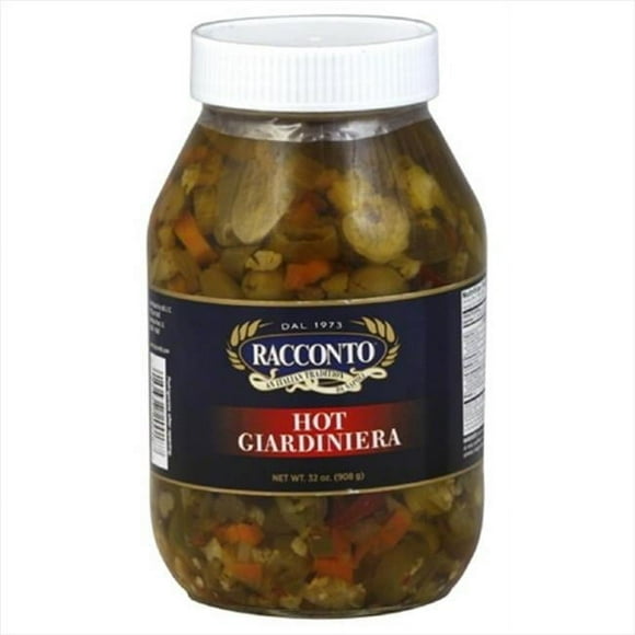Hot Giardiniera - Pack of 12 - 32 Oz