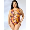 thumbnail image 1 of Hot Girl Summer by Megan Thee Stallion Women's Sunset Butterfly One-Piece, Sizes XS-XXL, 1 of 5