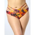 thumbnail image 1 of Hot Girl Summer by Megan Thee Stallion Women's Sunset Butterfly Bikini Bottoms, Sizes XS-XXL, 1 of 5