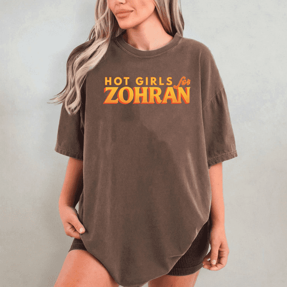Hot Girls for Zohran Baby Tee, Zohran for NYC, Zohran Mamdani, Zohran for Mayor, Zohran Comfort Color Shirt