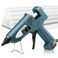 thumbnail image 1 of Raycial 100W Large Corded Electric Hot Glue Gun with 15 Glue Sticks, Professional High Temperature DIY Craft Glue Gun Kit, 1 of 7
