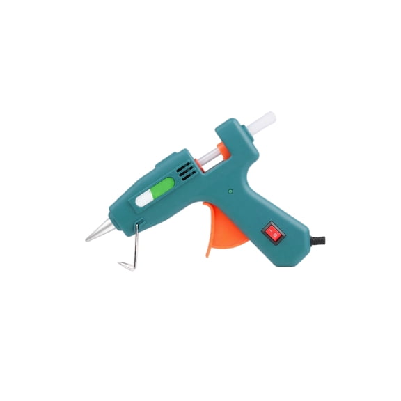 Hot Glue Gun, Dual Temperature 20W to 25W Electric Hot Melt Glue Gun, 0.3 Inch for 7mm Mini Glue Sticks 1 Pack, for DIY Crafts Repairs Fabric Wood Home Projects