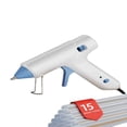 thumbnail image 1 of Hot Glue Gun with 10 Glue Sticks, Fast Heating Craft Tool for DIY Projects, Home Repairs and Card Making, Portable Handheld Adhesive Applicator, D, 1 of 2