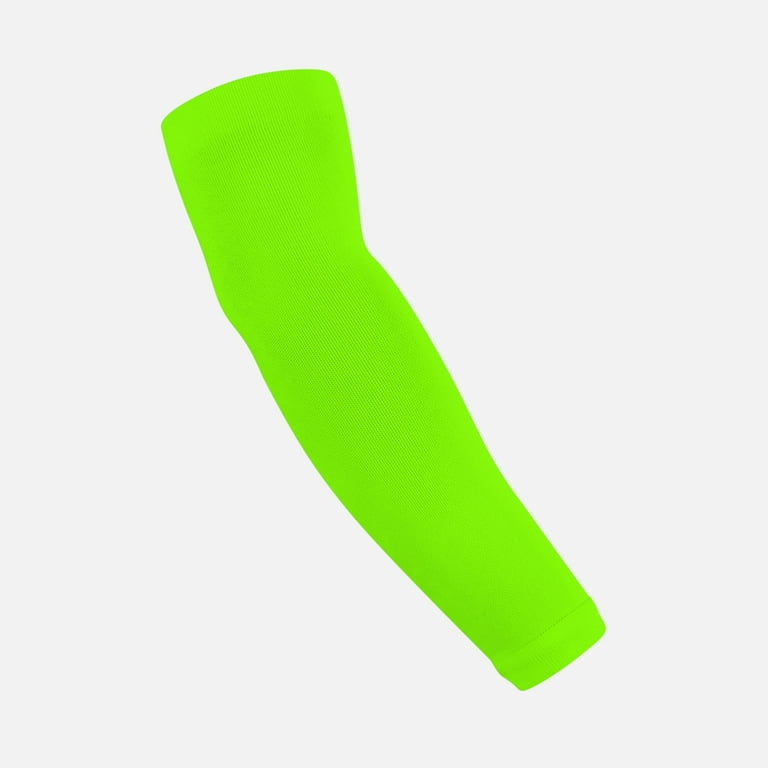 Hot Green One Size Fits All Football Arm Sleeve 