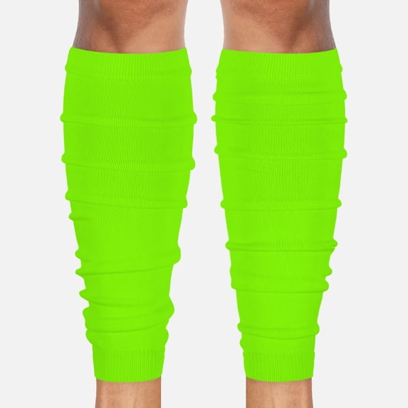 Hot Green Scrunchie Leg Sleeves