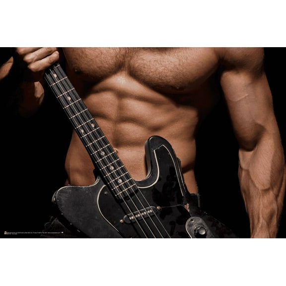 Hot Guitar Poster 36" x 24"