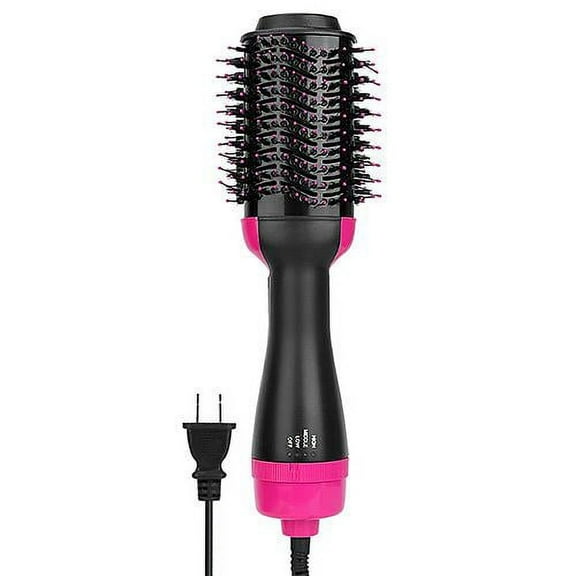 Generic 4 In 1 Hot Air Brush, Hair Dryer Volumizer Brush Dryer Comb For Straightening Curling Drying