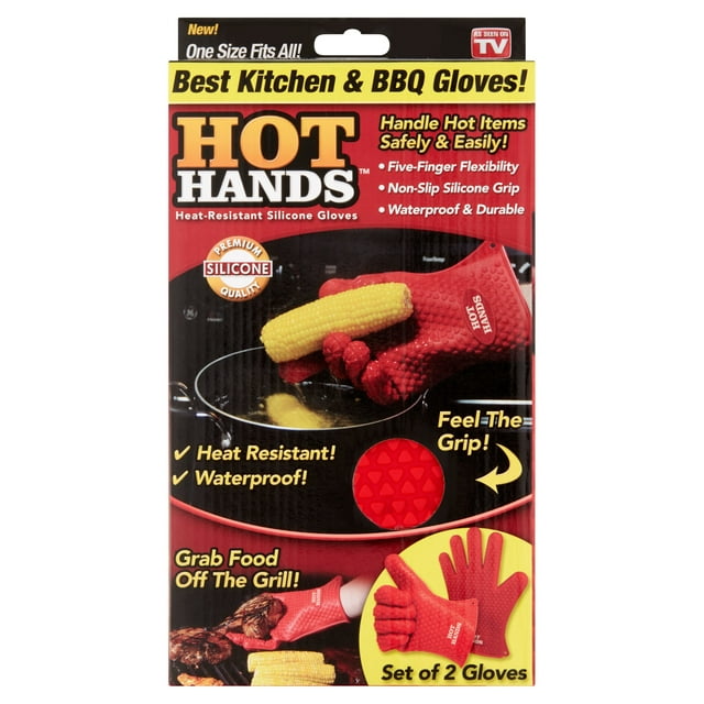 Hot Hands Heat-Resistant Silicone Gloves