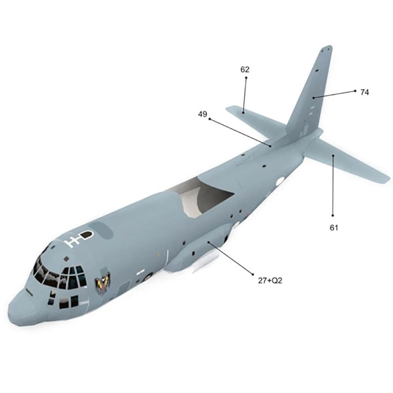 Ac 130 Gunship Model Ac 130 Gunship Model