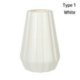 thumbnail image 1 of Hot Home Decoration European Wedding Rattan-like Anti-ceramic Flower Vase Simplicity Basket Arrangement Plastic Vases WHITE TYPE 1, 1 of 1