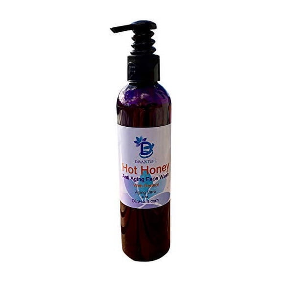 Hot Honey Anti Aging Face Wash with Retinol, African Black Soap.Honey & More, Diva Stuff
