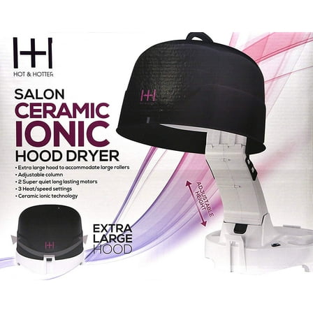 Hot & Hotter Salon Ceramic Ionic Extra Large Hood Dryer