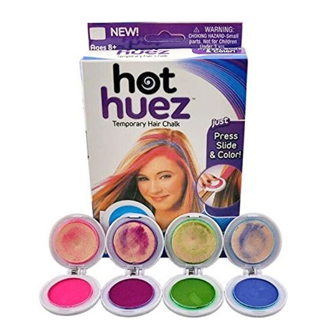 Hot Huez Temporary Hair Chalk 4 CT!