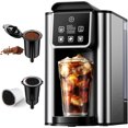 Hot & Iced Coffee Maker with Bold Setting, Single Serve Coffee Maker