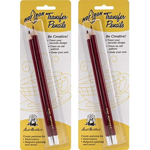 Hot Iron Transfer Pencils 2/Pkg (2 Pack)