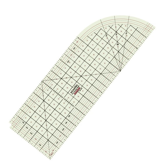 Hot Ironing Ruler Tailor Patchwork Ruler Quilting Guide Household DIY Non Slip Sewing Supplies Sewing Ruler for Mark Fold Dry Or Steam Iron