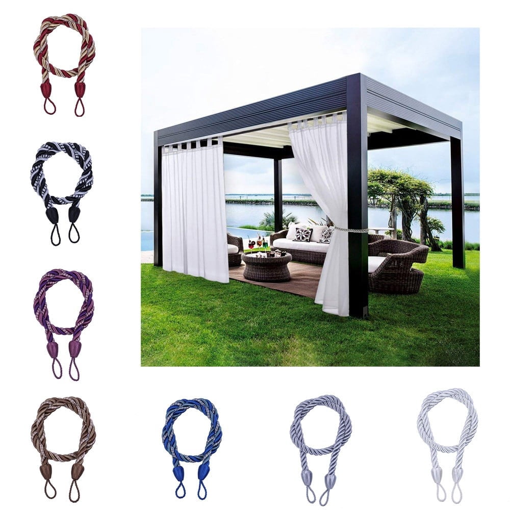 Hot Item Deal, Ropes Tie Backs for Window Curtain, Cord Buckle Tiebacks ...