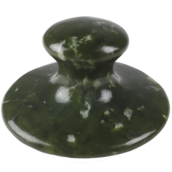 Hot Jade Massage Stone, Gua Sha Tool Jade, Relaxing Massage Jade Roller, Deep Green Design, Full Body and Facial Relaxation