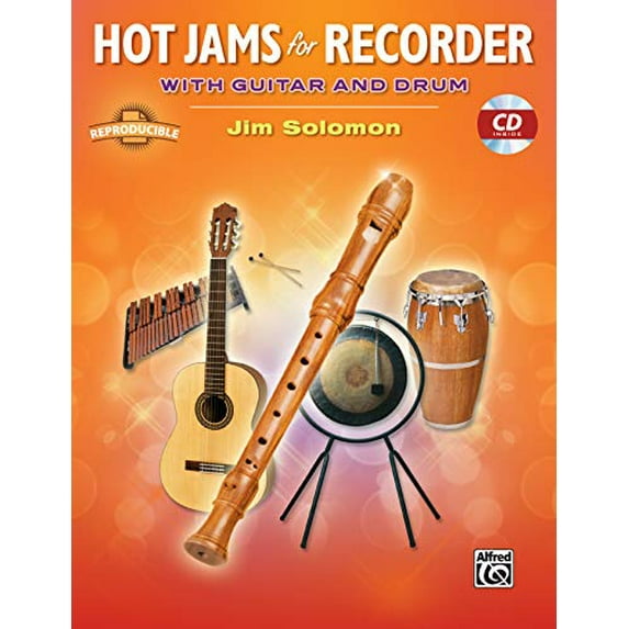 Pre-Owned Hot Jams for Recorder : With Guitar and Drum, Book and CD 9780739082690 Used