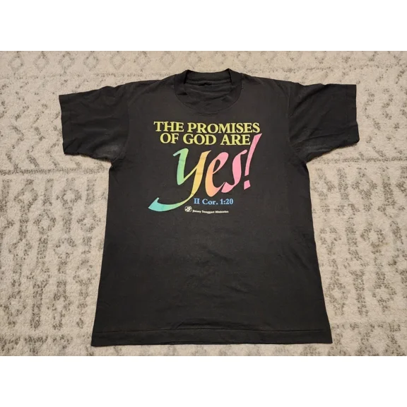 Hot Jimmy Swaggart Promises Of God Are Yes! Gift For Fans Black S-5XL Tee JK190