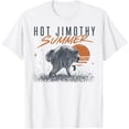 thumbnail image 1 of Hot Jimothy Summer Retro Raccoon Graphic T-Shirt for Meme Fans, 1 of 5