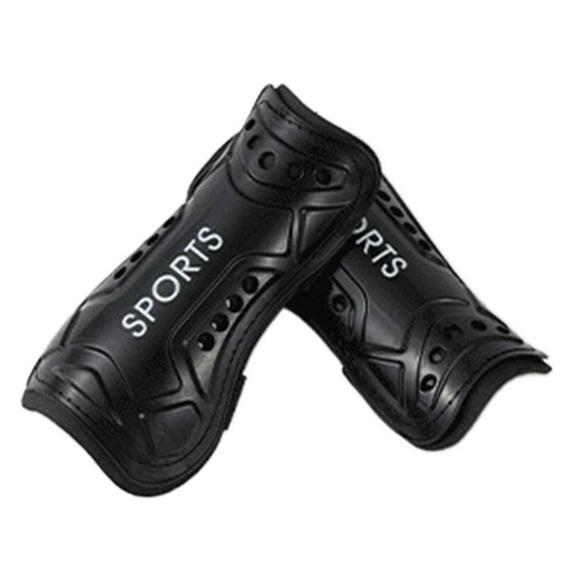 Hot Kids Sports Leg Protector Blue Black White Red Light Soft Foam Protect Soccer Shin Guards Football Shin Pads Adult Knee Support BLACK L FOR ADULT