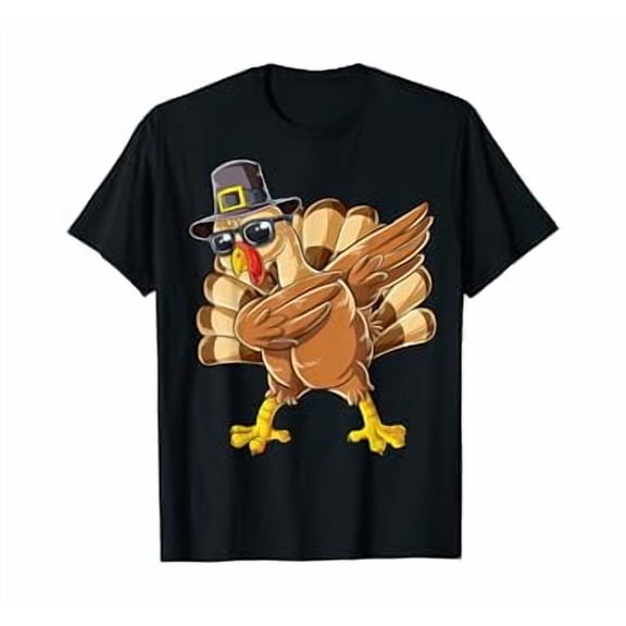 Hot Kiraa Tee With Dabb Turkey Thanksgiv Day Gifts Pilgrimmen S-5Xl T-Shirt