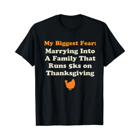 Hot Kiraa Tee With Funny Thanksgiv Runn Turkey Trot Marry Into Family S-5Xl T-Shirt