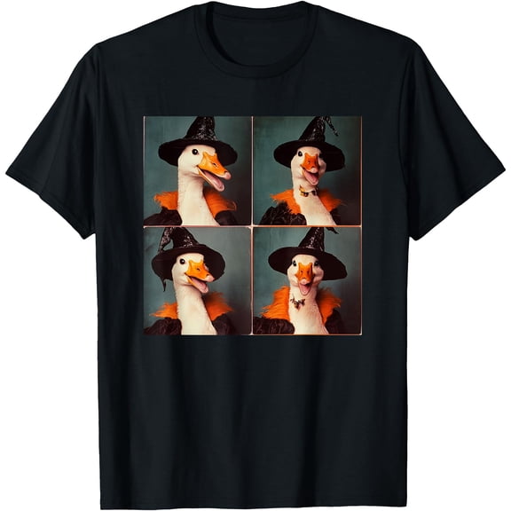 Hot Kiraa Tee With Halloween Porch Goose S-5Xl T-Shirt