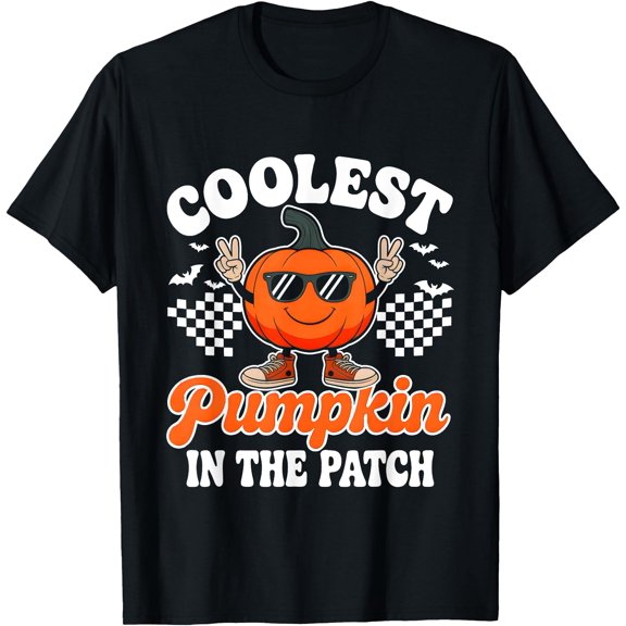 Hot Kiraa Tee With Halloween Pumpkin Forcoolest Pumpkin In The Patch S-5Xl T-Shirt