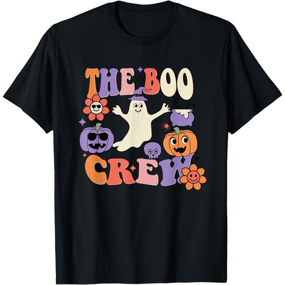 Hot Kiraa Tee With Halloween The Boo Crew For & Adults - S-5Xl T-Shirt