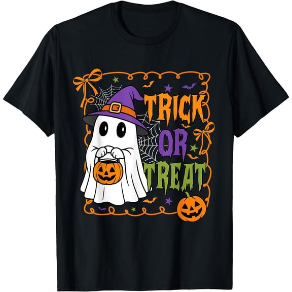 Hot Kiraa Tee With Happy Halloween Pumpkin Ghost Boy Girl S-5Xl T-Shirt